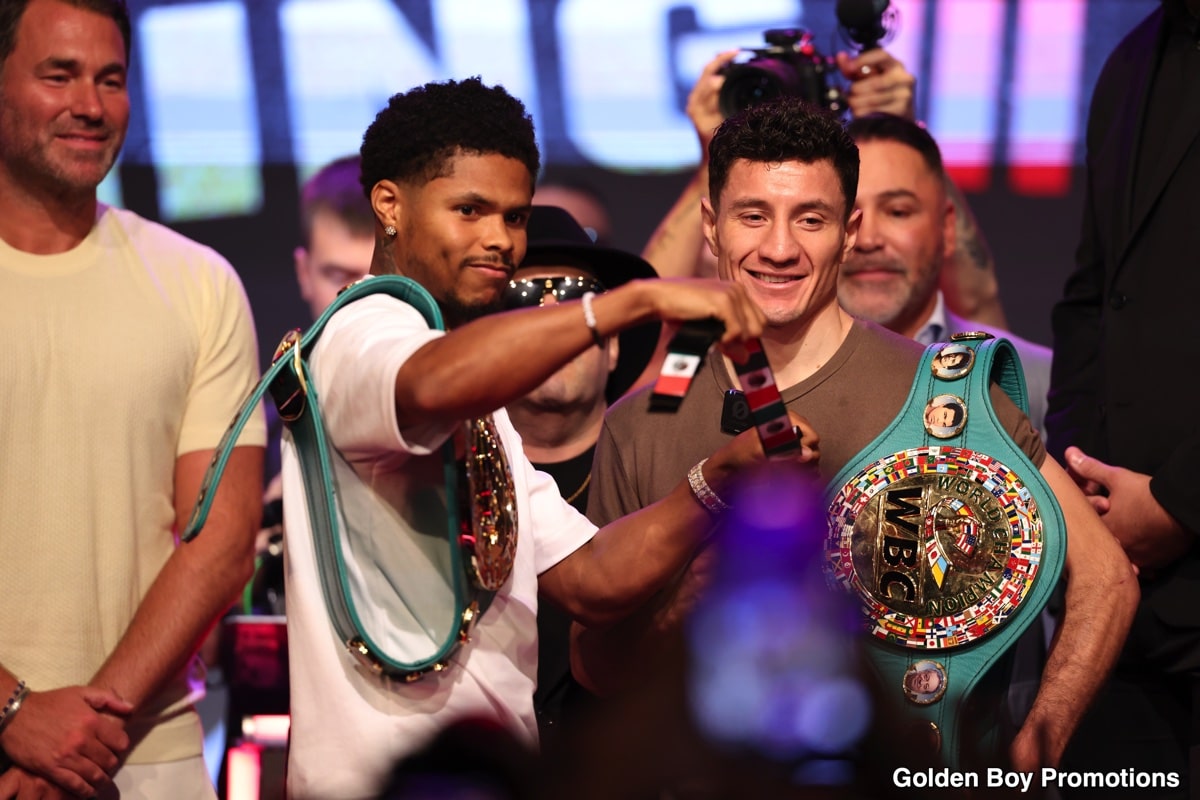Image: Shakur vs. Zepeda: Stevenson Disrupts Press Conference