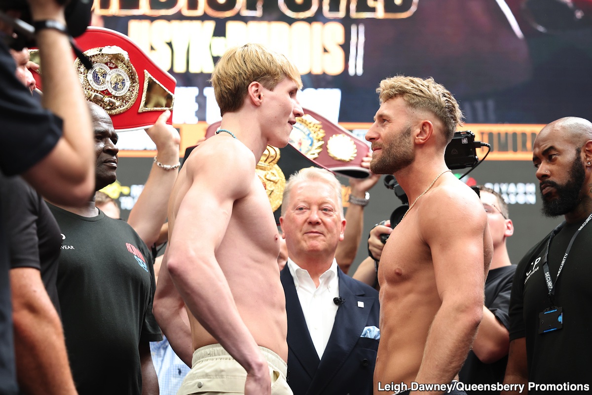 Image: Oleksandr Usyk 227.3 vs. Daniel Dubois 243.8 - Official Dazn results - in the results