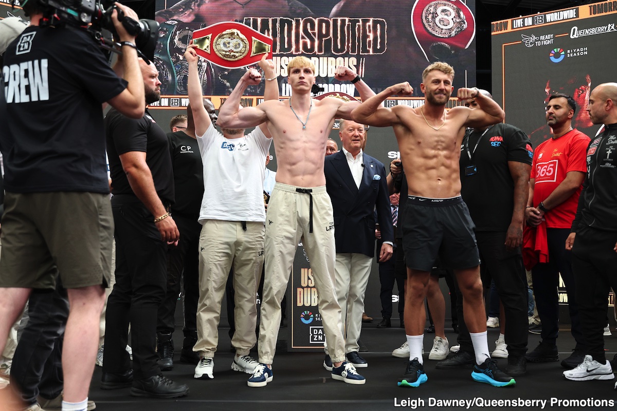 Image: Oleksandr Usyk 227.3 vs. Daniel Dubois 243.8 - Official Dazn results - in the results