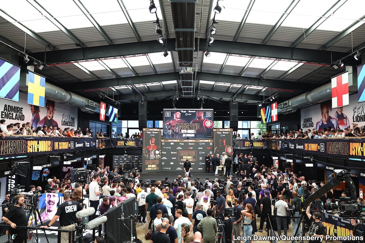 Image: Oleksandr Usyk 227.3 vs. Daniel Dubois 243.8 - Official Dazn results - in the results