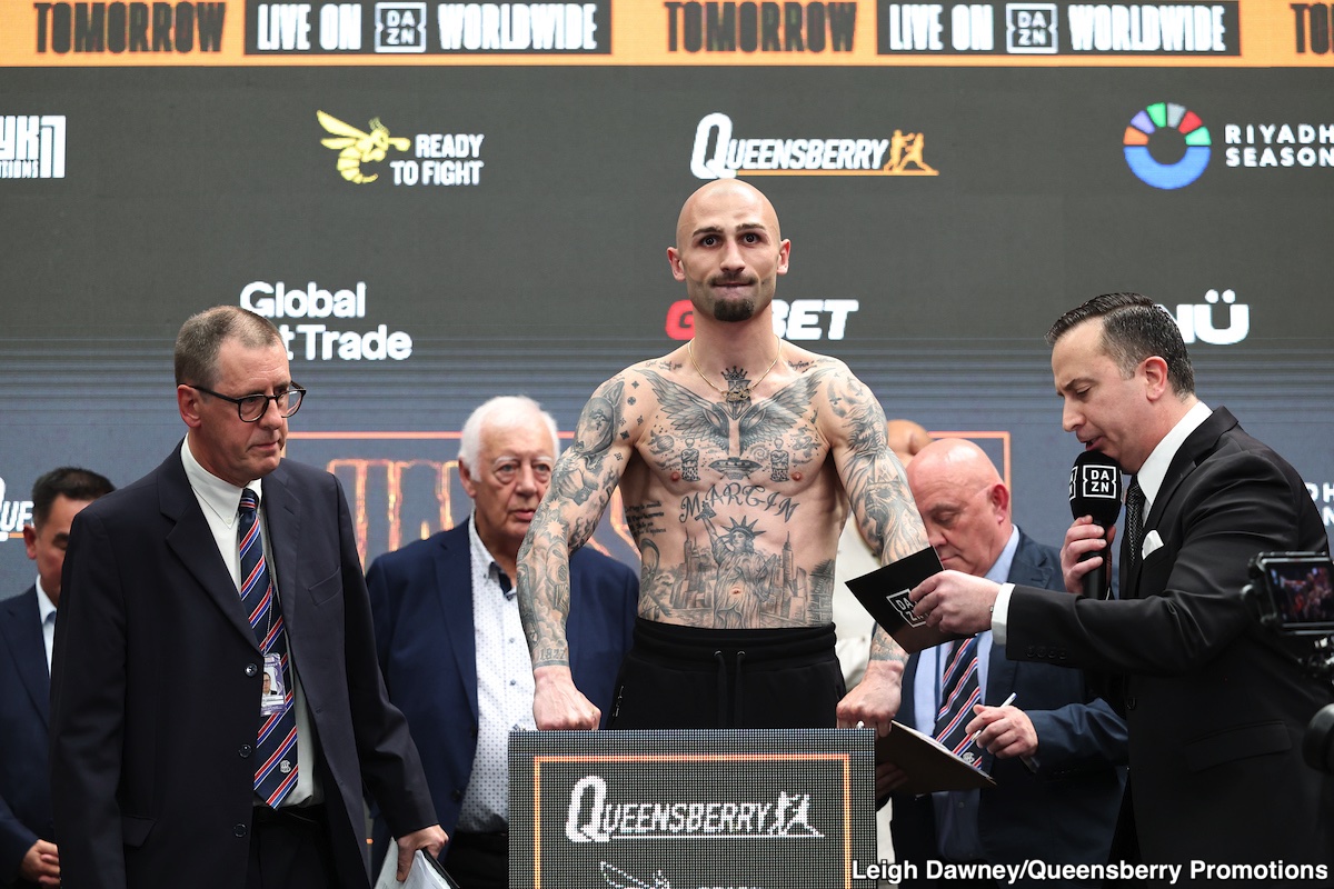 Image: Oleksandr Usyk 227.3 vs. Daniel Dubois 243.8 - Official Dazn results - in the results