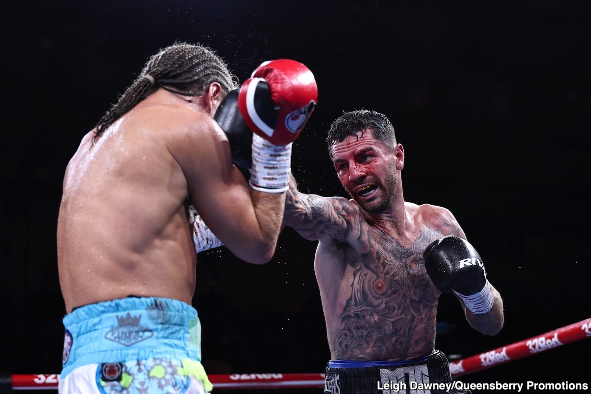 Image: Boxing Results: Jack Rafferty and Mark Chamberlain's Bloody Draw