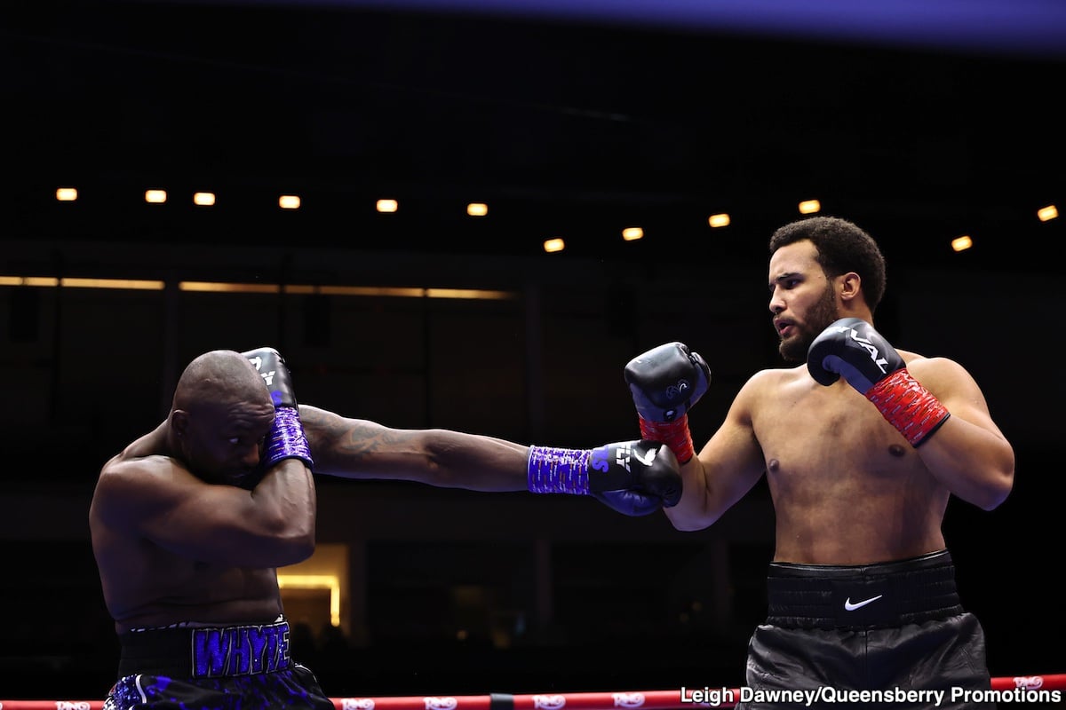 Image: Moses Itauma Wrecks Dillan Whyte in Under Two Minutes