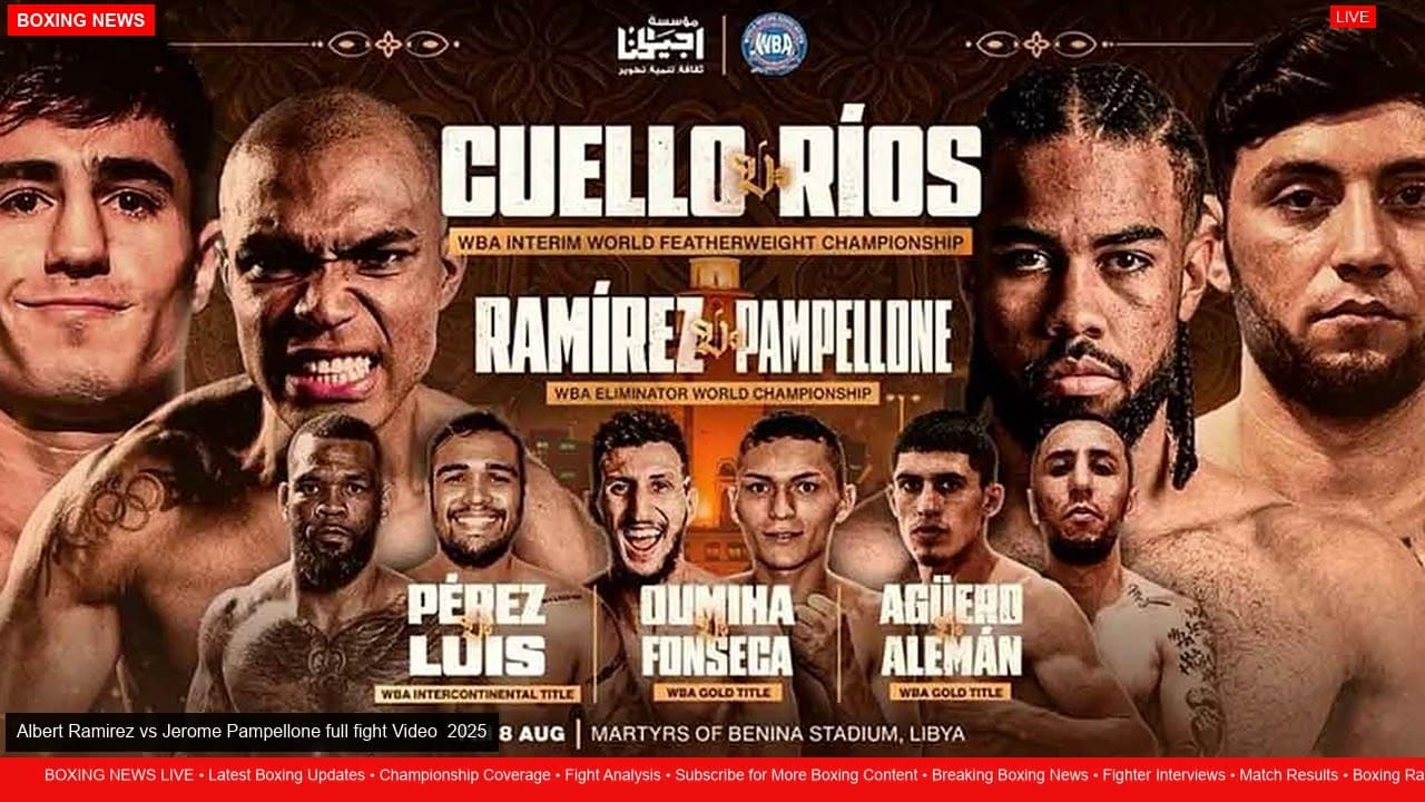 Image: Boxing Results: Albert Ramirez's Power on Display: Stops Pampellone