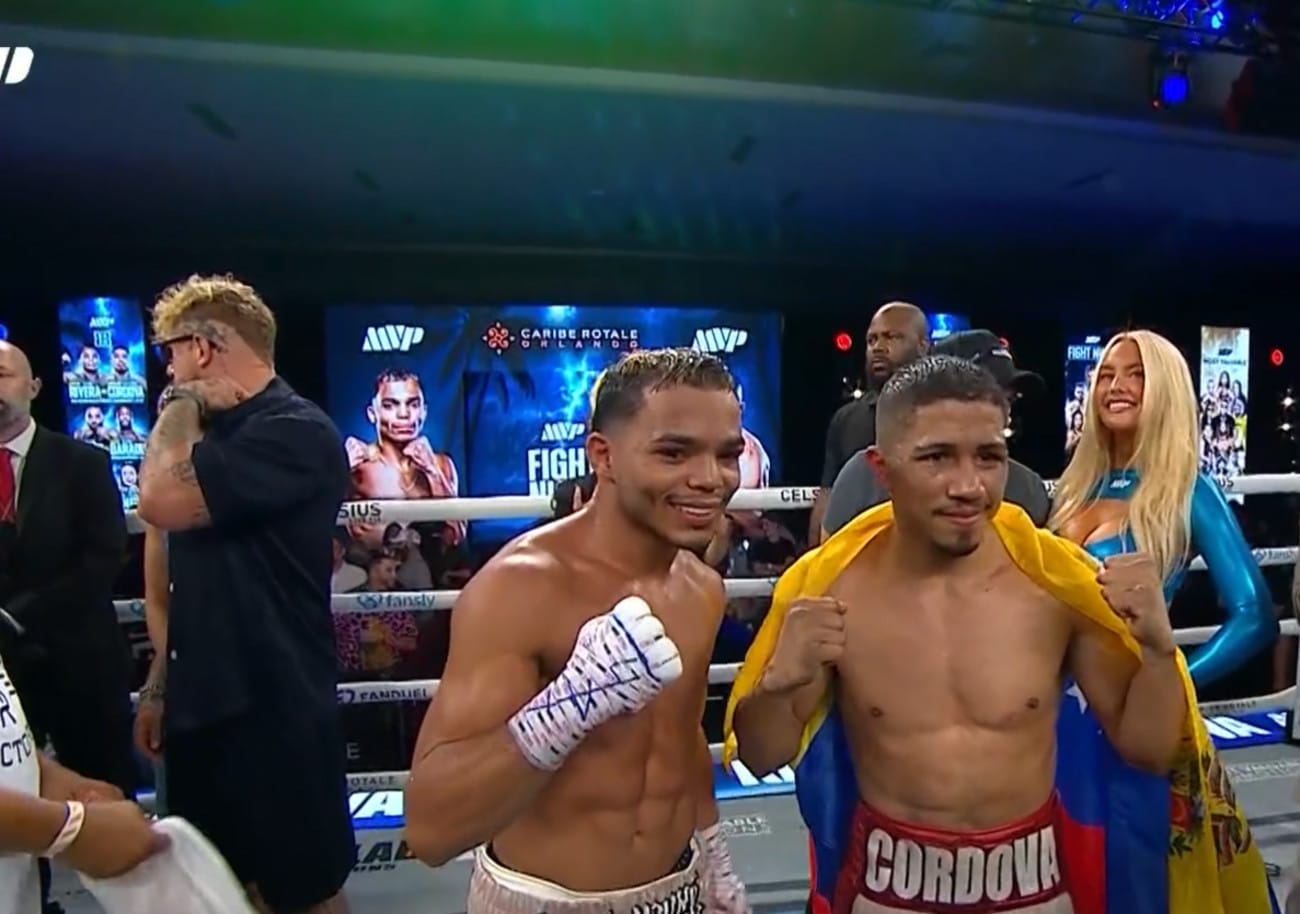 Image: Boxing Results: Yankiel Rivera and Angelino Cordova's Messy Title Fight Ends in a Majority Draw