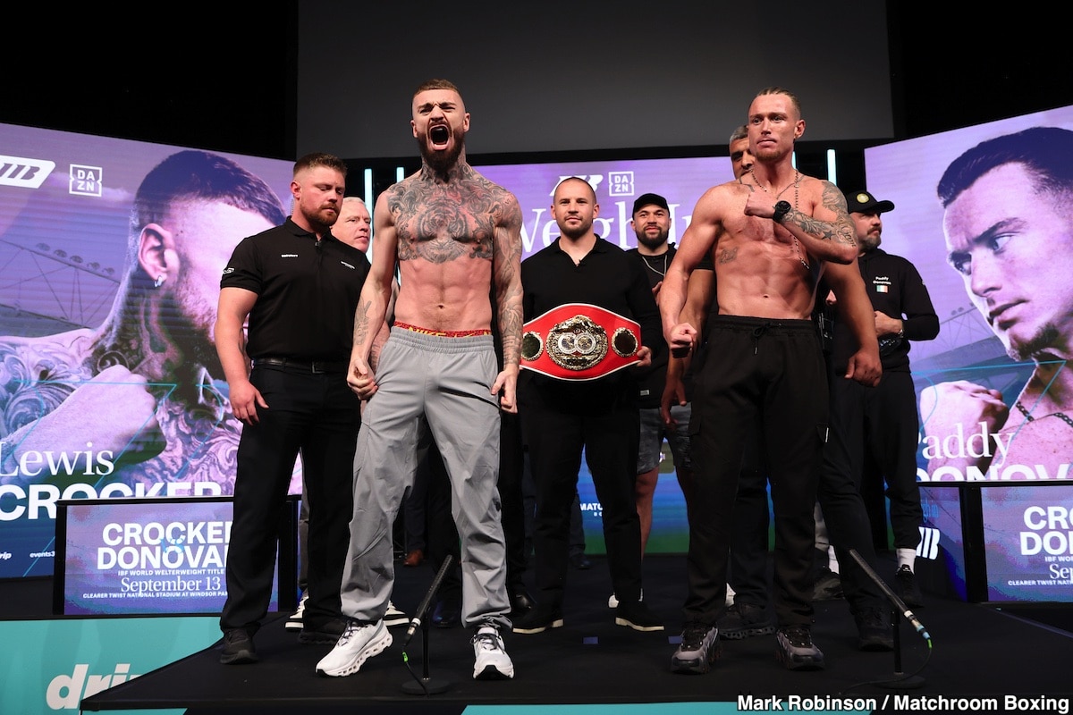 Image: Lewis Crocker - Paddy Donovan II in Belfast On Saturday