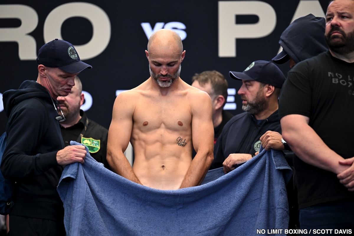 Image: Liam Paro vs. David Papot on September 18 in Brisbane, Australia
