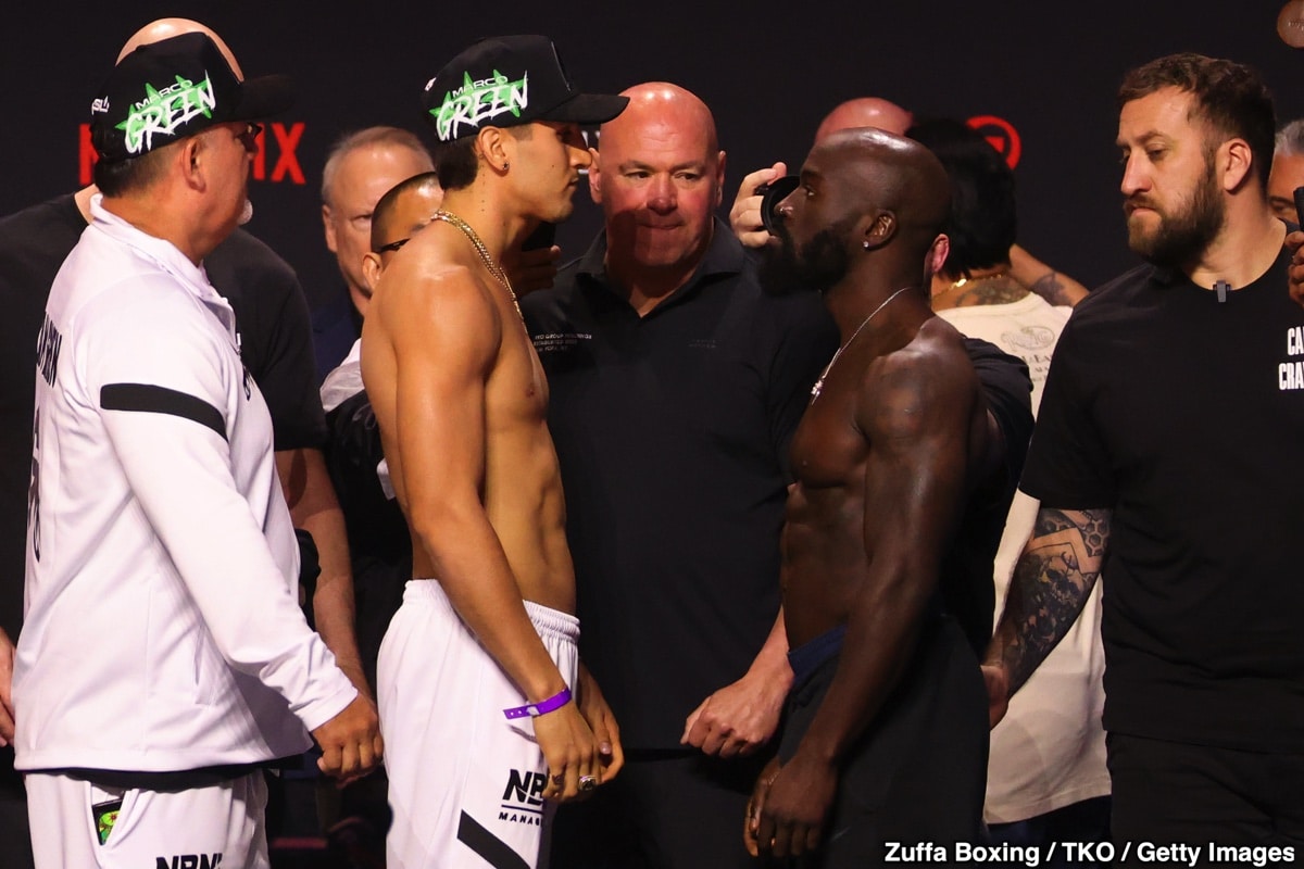 Image: Canelo Alvarez 167.5 vs. Terence Crawford 167.5 - Official Weigh-in results for Saturday
