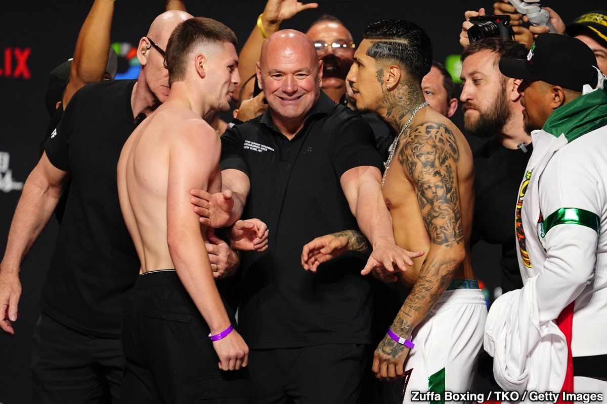 Image: Canelo Alvarez 167.5 vs. Terence Crawford 167.5 - Official Weigh-in results for Saturday