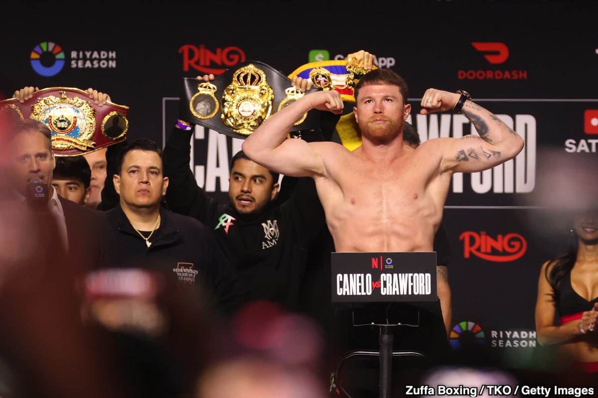 Image: Hamzah Sheeraz Backs Canelo Alvarez, Citing Size and Experience Advantage Over Terence Crawford