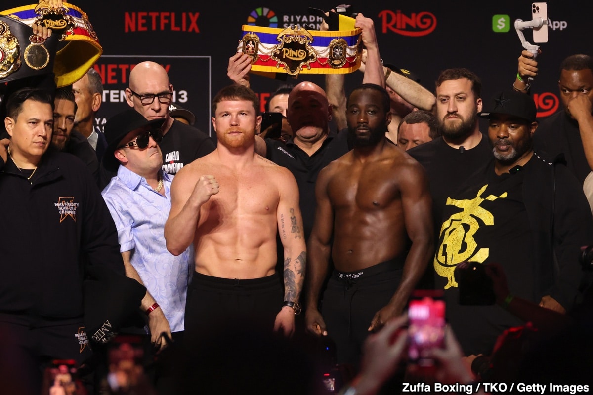 Image: Canelo vs. Crawford Tonight: Start Times, Streaming, Stats, Records, and Numbers