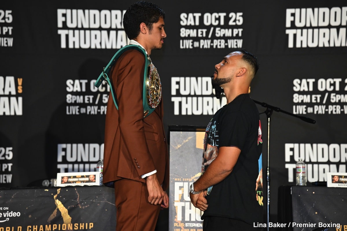 Image: A Gilded Return: Keith Thurman's Comeback for Riches and Legacy Against Sebastian Fundora