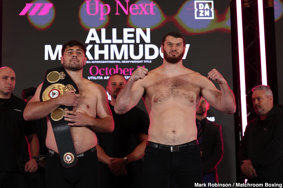 Image: Eddie Hearn Warns It’ll Be ‘Treacherous’ for Dave Allen Early Against the Big-Punching Arslanbek Makhmudov Tonight in Sheffield