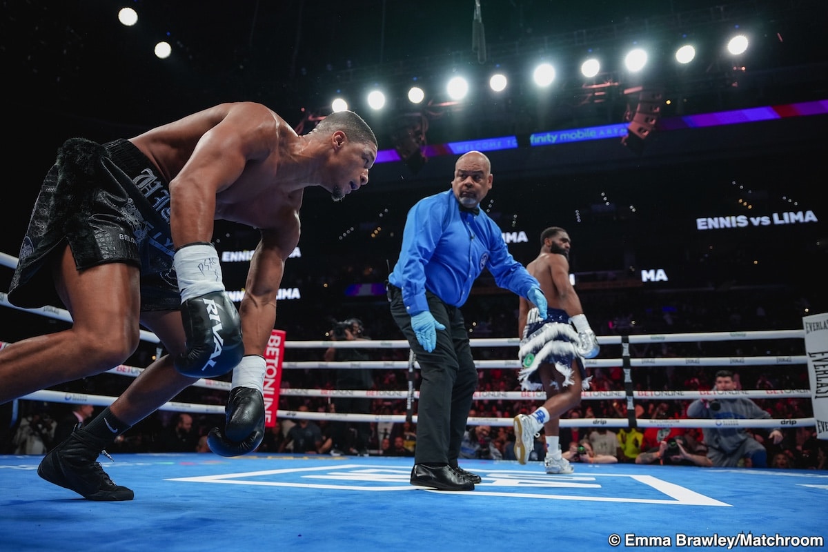 Image: Boxing Results: Jaron Ennis Destroys Lima in 1st-Round TKO to Capture WBA Interim 154-lb Title