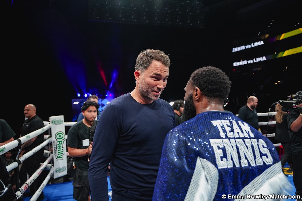 Image: Eddie Hearn Says Jaron Ennis the Man to Beat Terence Crawford: ‘We’ve Got the Guy Who Beats the King’