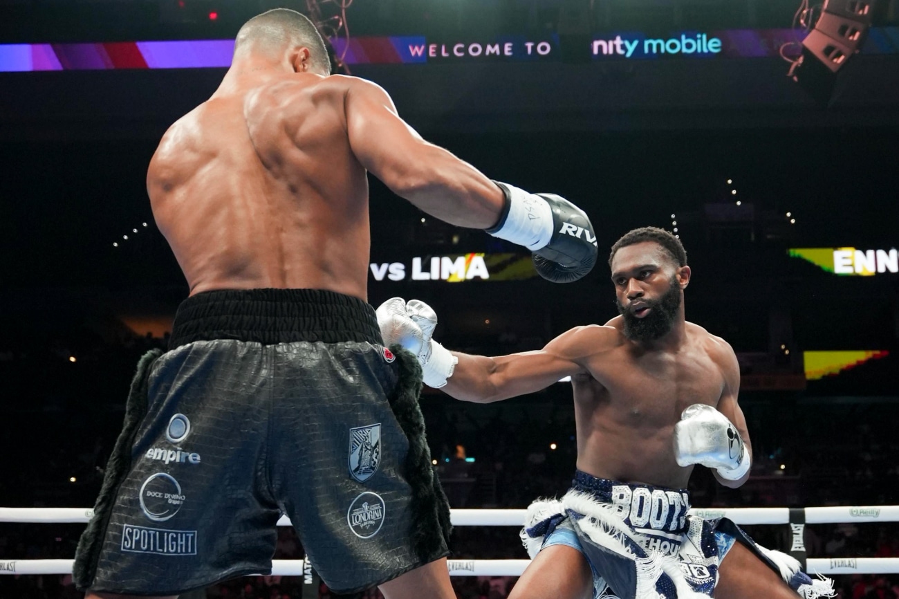 Image: Boxing Results: Jaron ‘Boots’ Ennis Destroys Uisma Lima in 1st-Round TKO to Capture WBA Interim 154-lb Title — Philly Power Erupts in His Junior Middleweight Debut