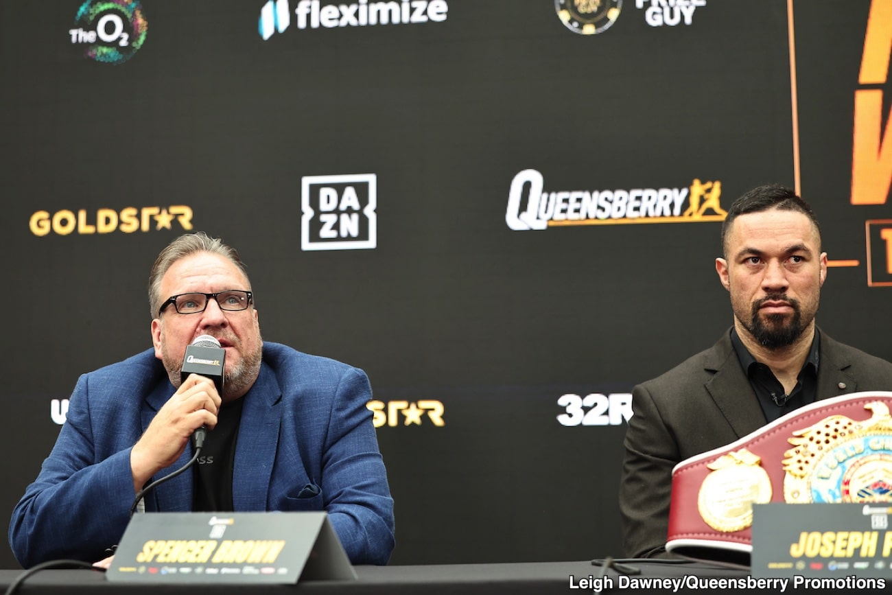 Image: Joseph Parker Drug Test Storm: Manager Says “He Was Contaminated”