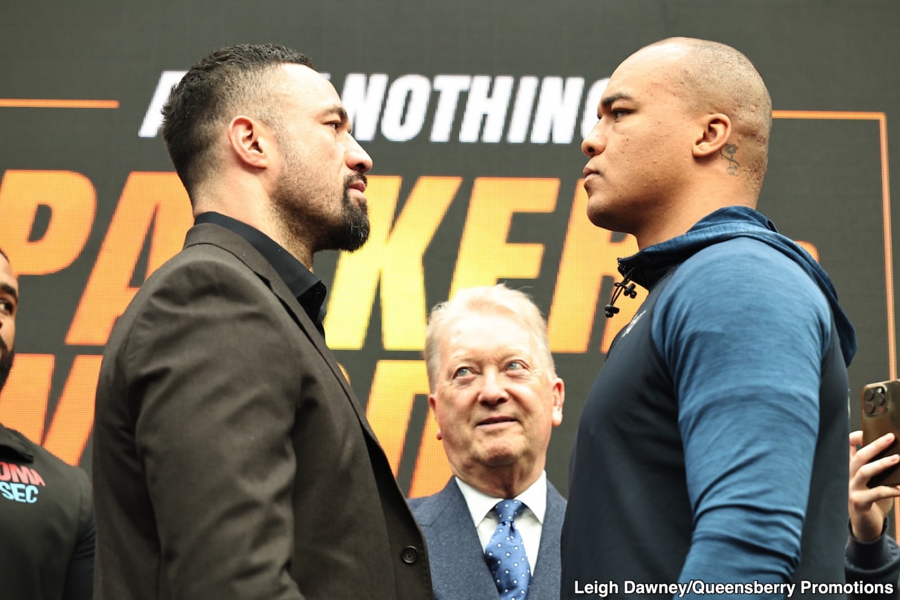 Image: Joseph Parker Looks Shaken as Confident Fabio Wardley Promises KO Victory in Final Press Conference Before Saturday’s Clash
