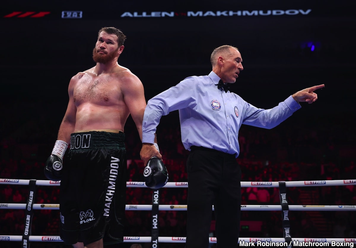 Image: Boxing Results: Arslanbek Makhmudov Survives Late Scare to Defeat Dave Allen in Brutal Heavyweight Slugfest at Sheffield Arena