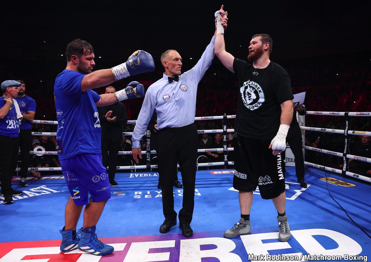Image: Boxing Results: Arslanbek Makhmudov Survives Late Scare to Defeat Dave Allen in Brutal Heavyweight Slugfest at Sheffield Arena