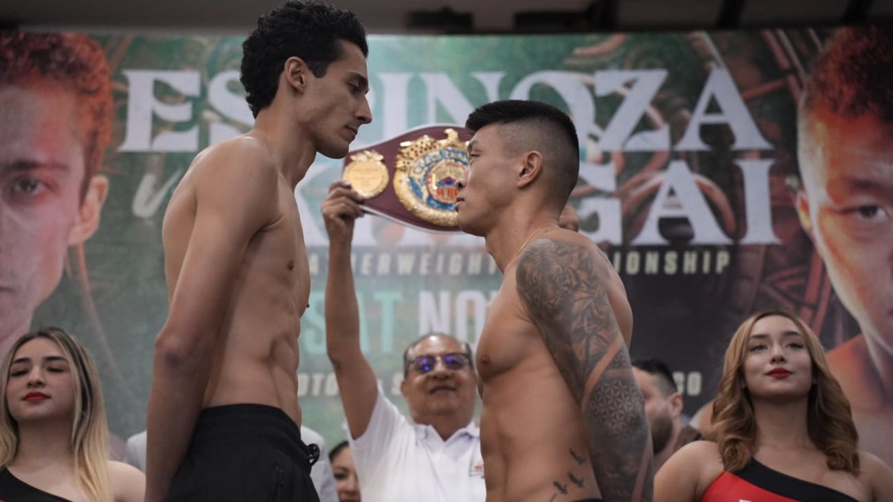 Image: Unbeaten Rafael Espinoza Makes Weight for Stay-Busy Clash with Arnold Khegai