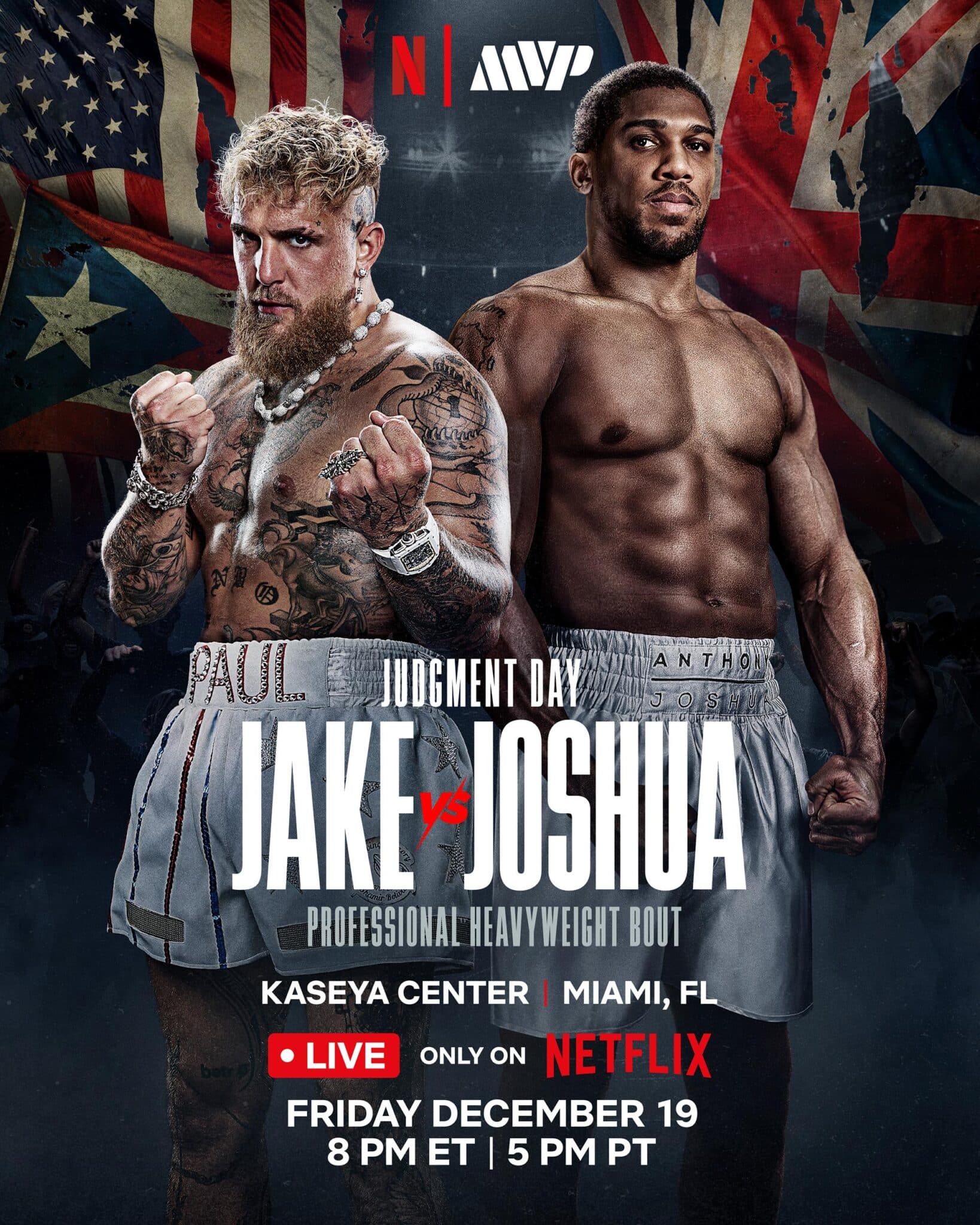 Image: Joshua vs Jake Paul Is Official - December 19, Miami