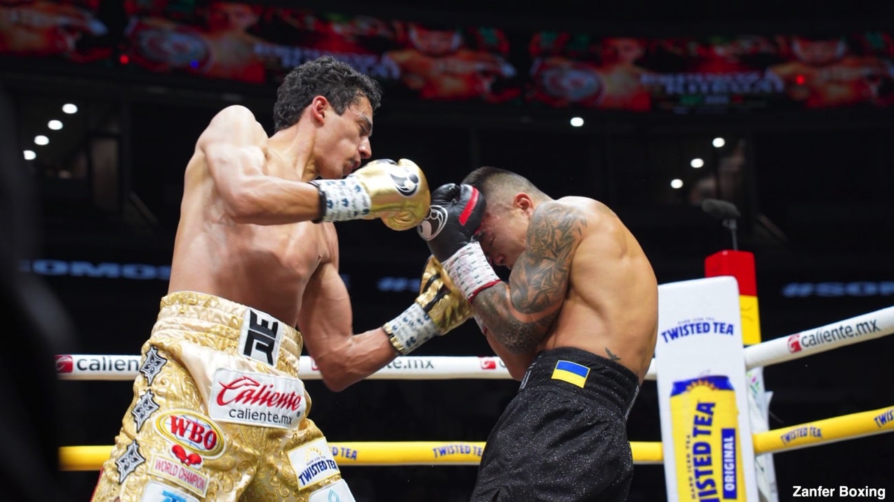 Image: Boxing Results: Rafael Espinoza Batters Khegai Until Corner Waves It Off After Ten