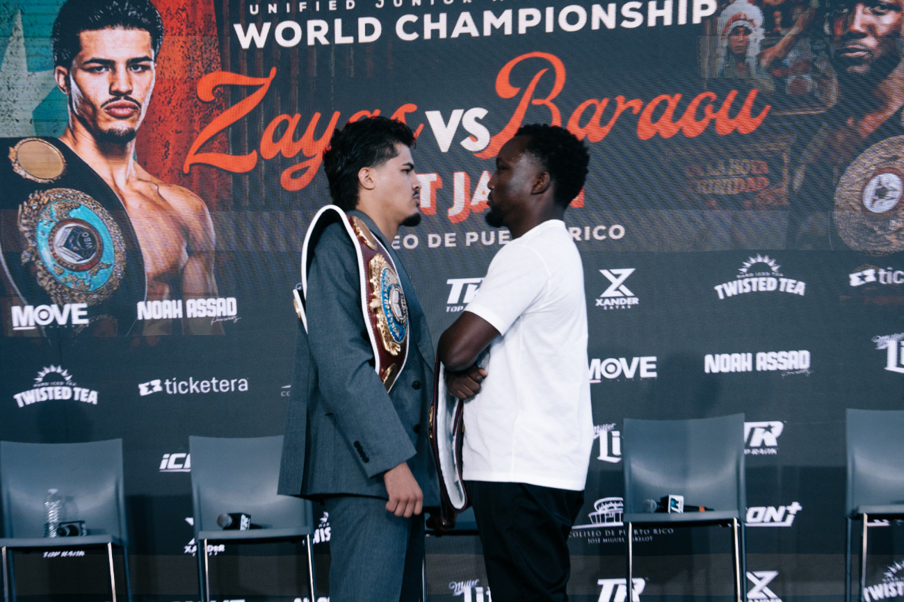 Image: Abass Baraou Vows to Conquer Puerto Rico: WBA Champion Promises to “Do the Job” Against Xander Zayas in 154-Pound Unification Showdown