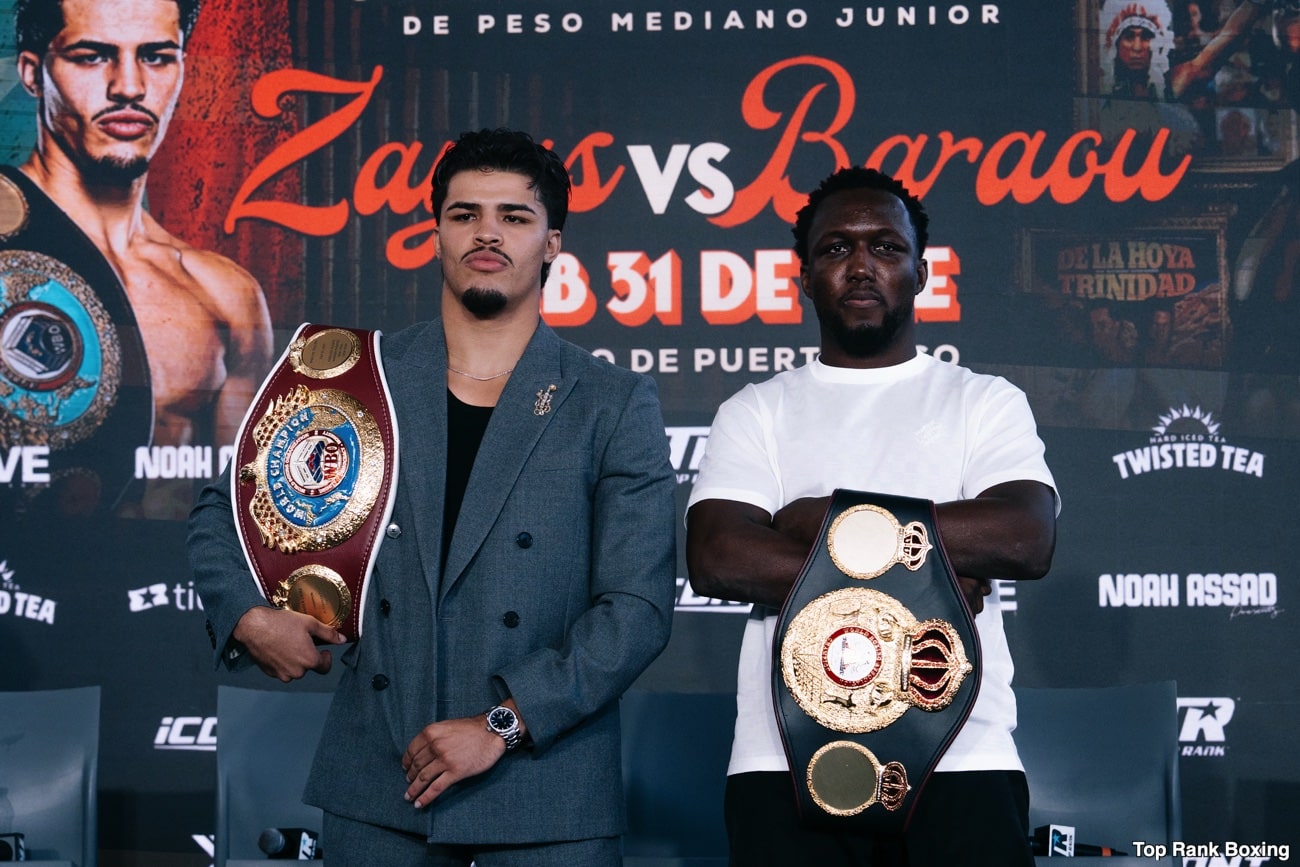 Image: Abass Baraou Vows to Conquer Puerto Rico: WBA Champion Promises to “Do the Job” Against Xander Zayas in 154-Pound Unification Showdown