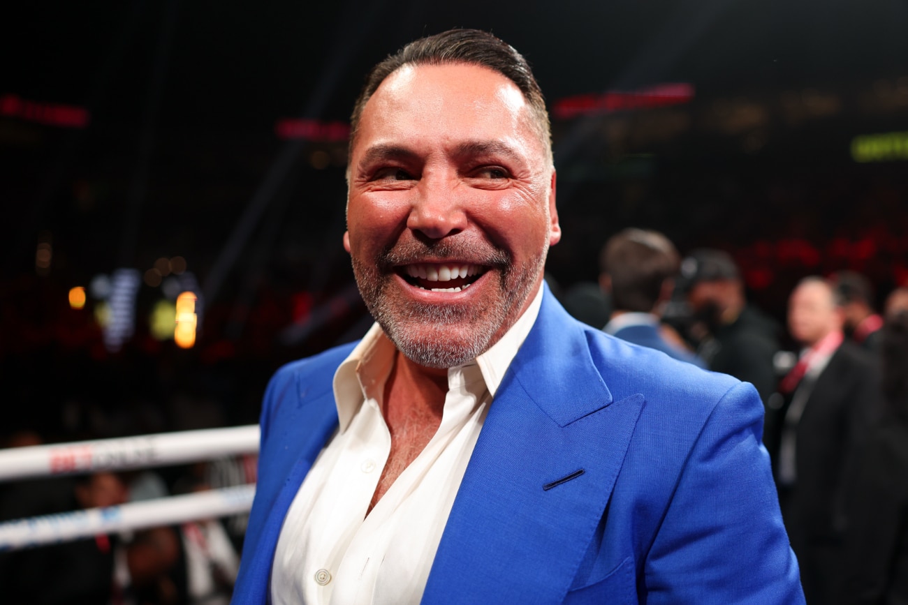 Image: Oscar De La Hoya Declares Vergil Ortiz Jr. Has “Upper Hand” in Negotiations With Jaron Ennis After Lubin KO