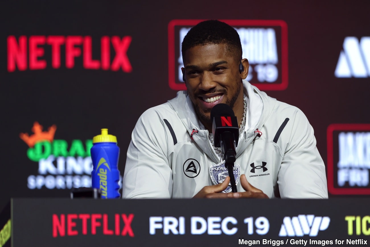 Image: Anthony Joshua Makes Rare Admission: Usyk Still Ahead of Him