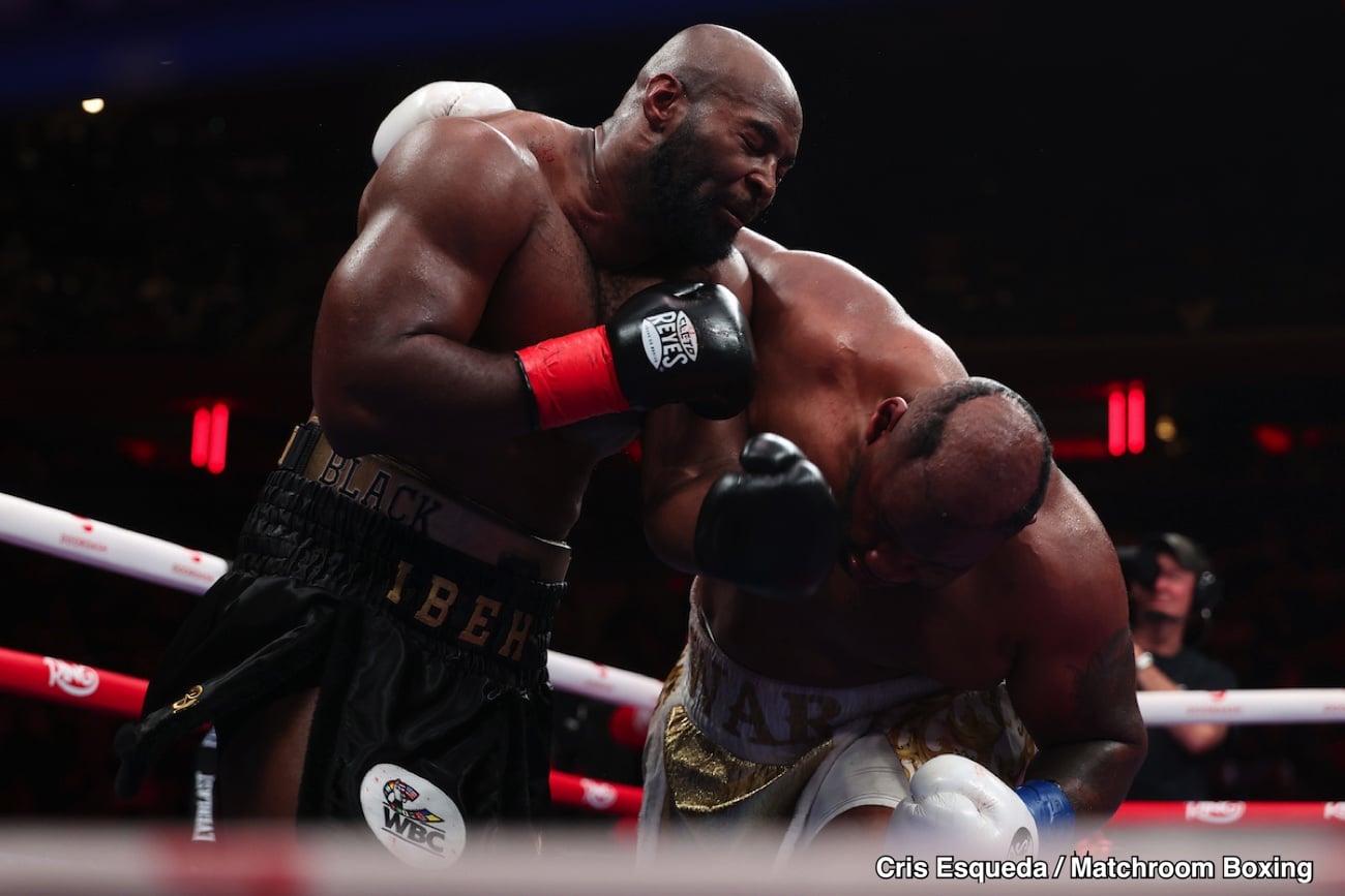 PICTURES: Boxing results: Jarrell Miller defeats Kingsley Ibeh in split decision