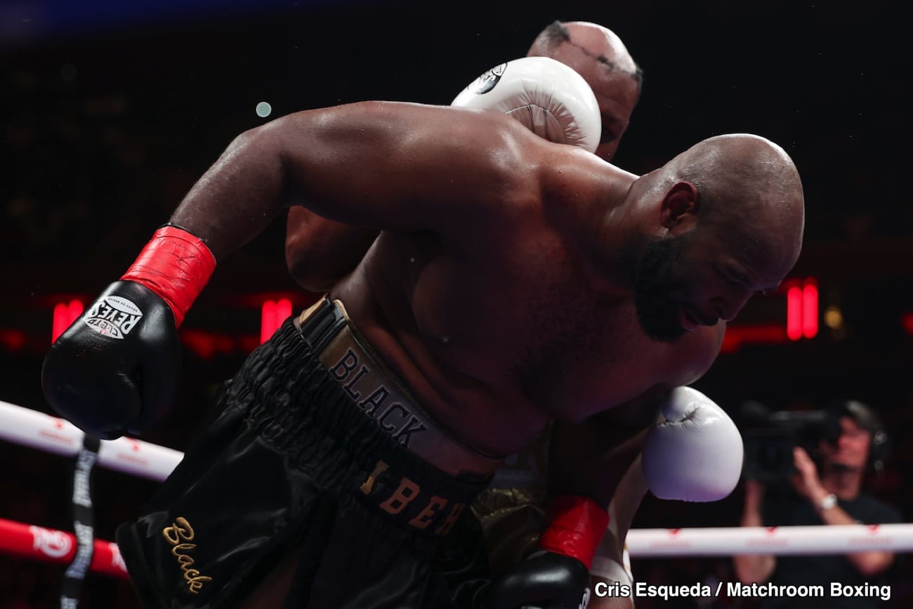 PICTURES: Boxing results: Jarrell Miller defeats Kingsley Ibeh in split decision