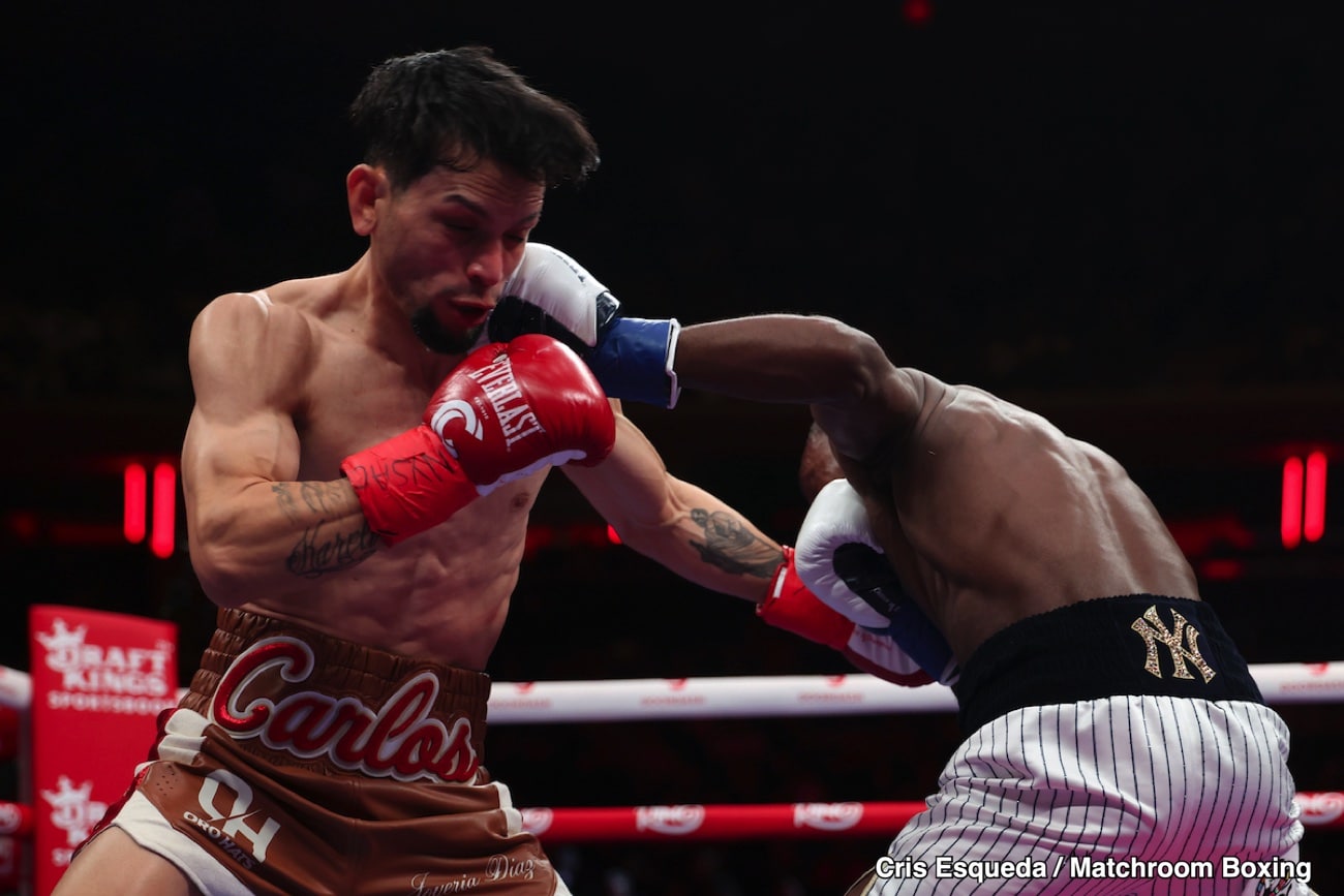 Picture: Boxing results: Bruce Carrington KOs Castro in the ninth round
