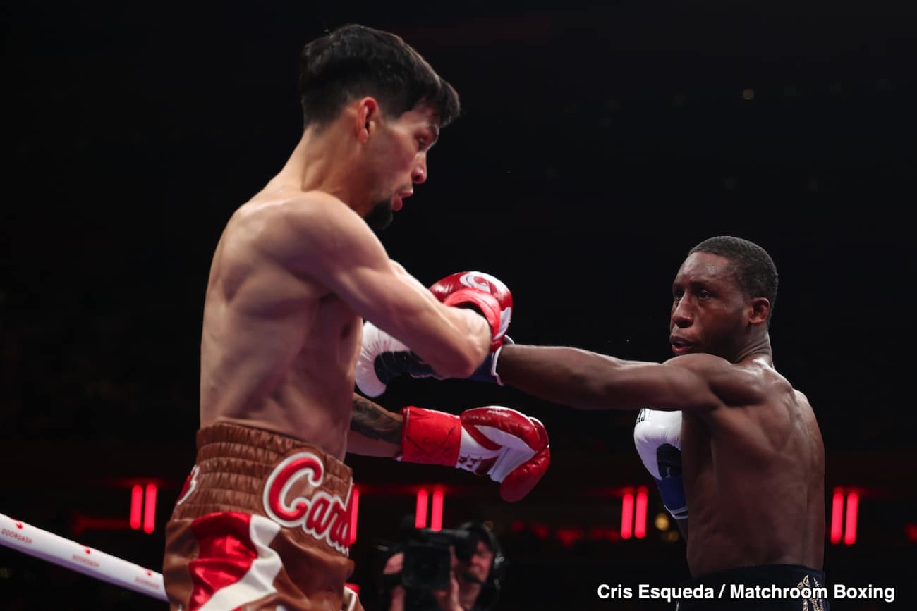 Picture: Boxing results: Bruce Carrington KOs Castro in the ninth round