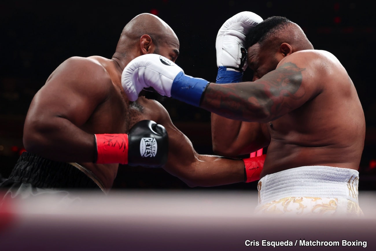 PICTURES: Boxing results: Jarrell Miller defeats Kingsley Ibeh in split decision