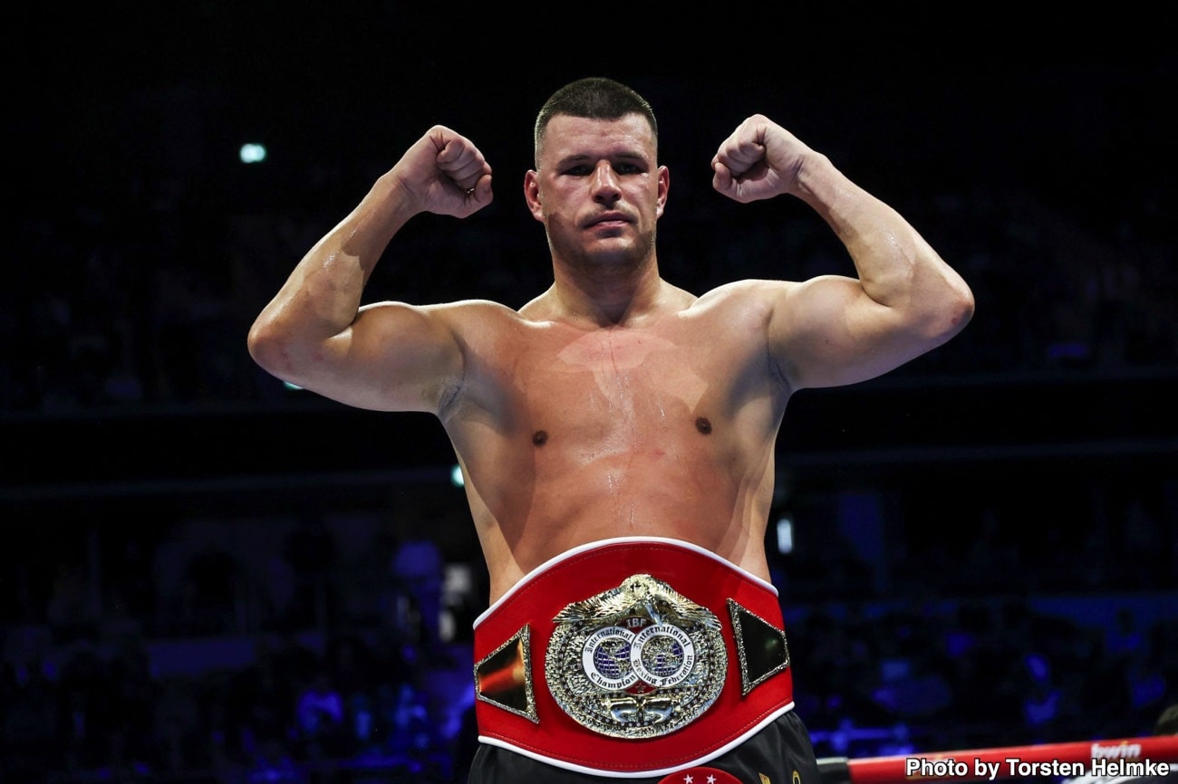 Image: Petar Milas, Granit Shala and the referee who lost control