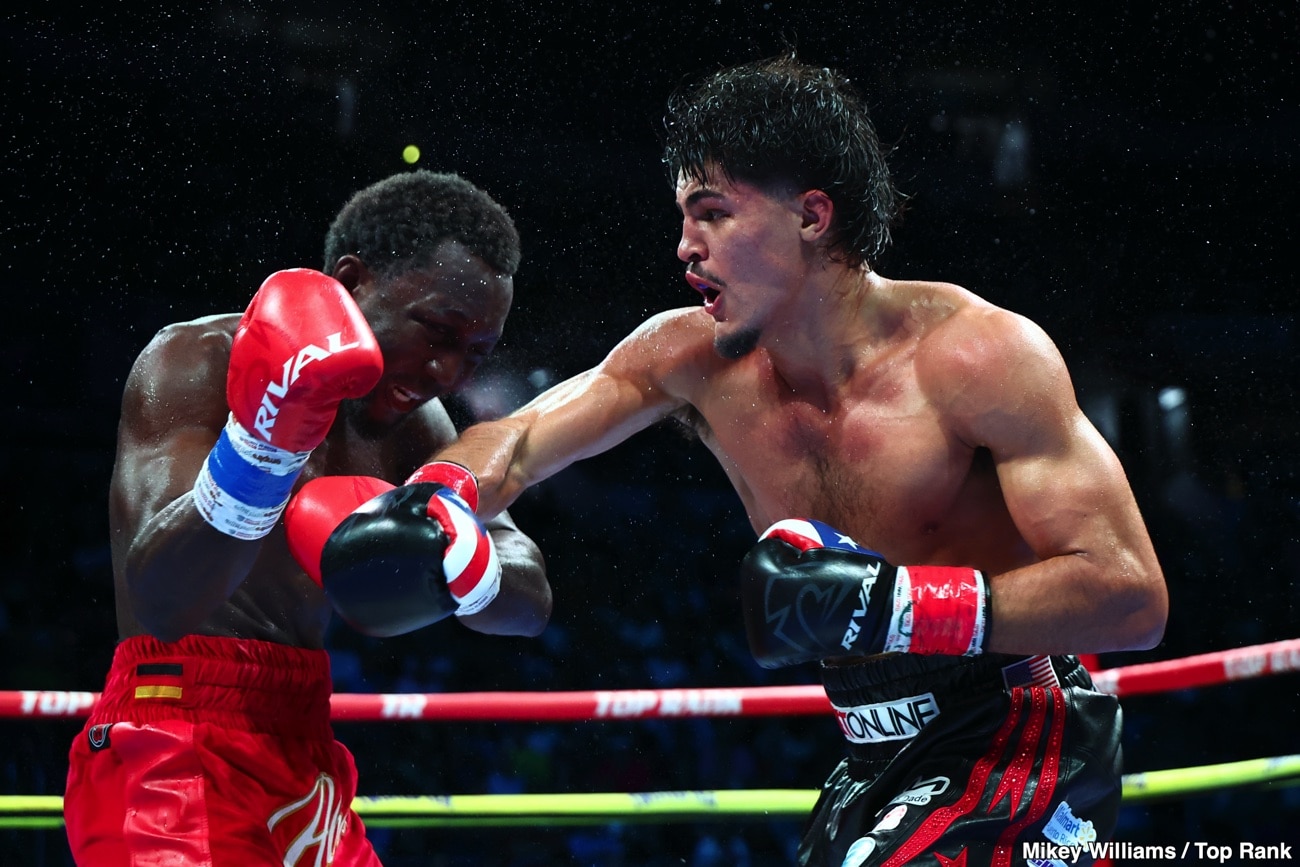 PICTURES: Boxing results: Xander Zayas unifies titles by pinning Abass Baraou