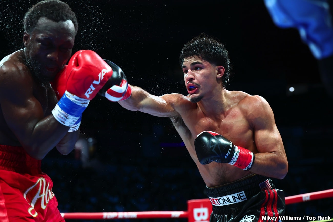 PICTURES: Boxing results: Xander Zayas unifies titles by pinning Abass Baraou