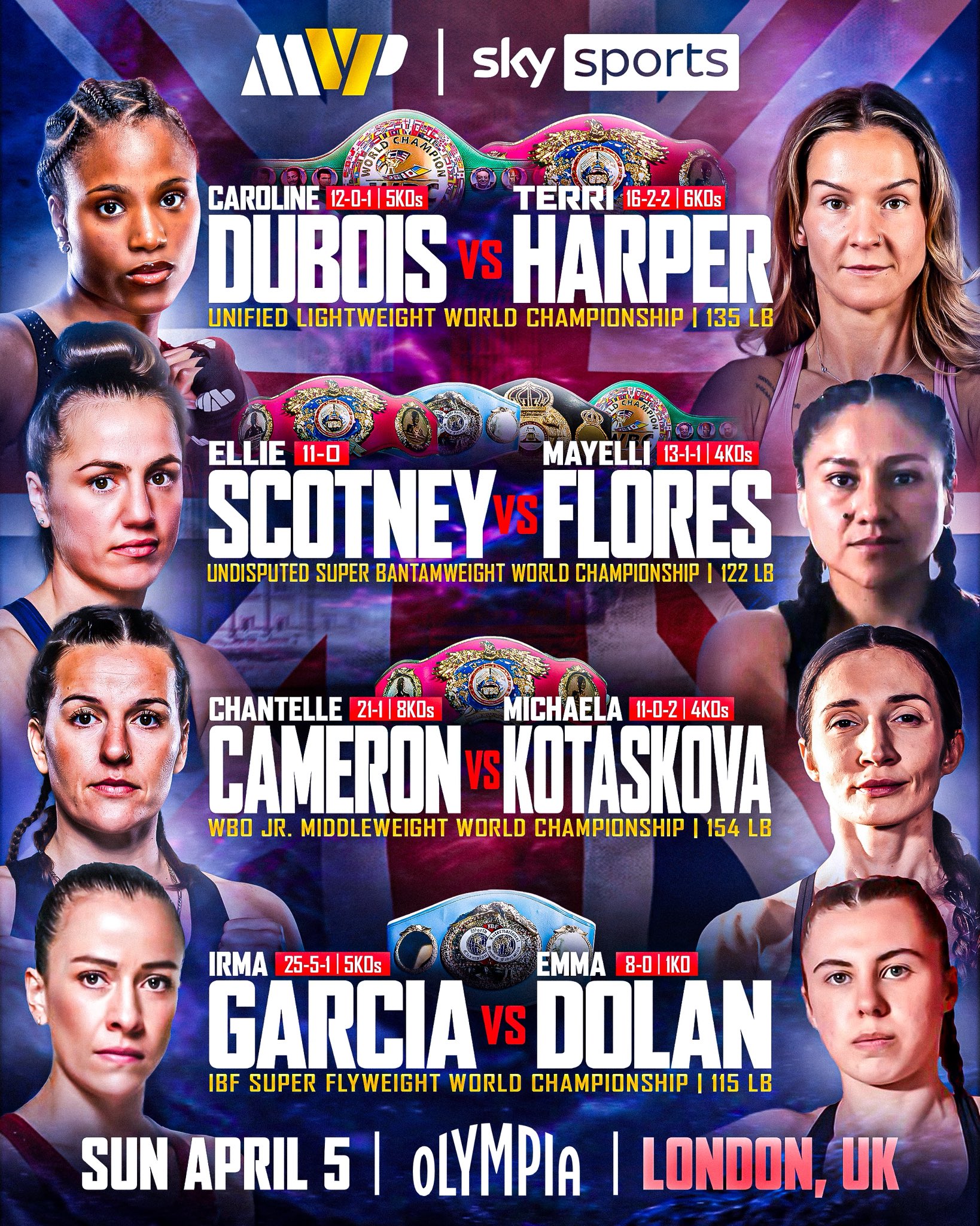Image: Most valuable promotions secure UK entry with title fights on April 5