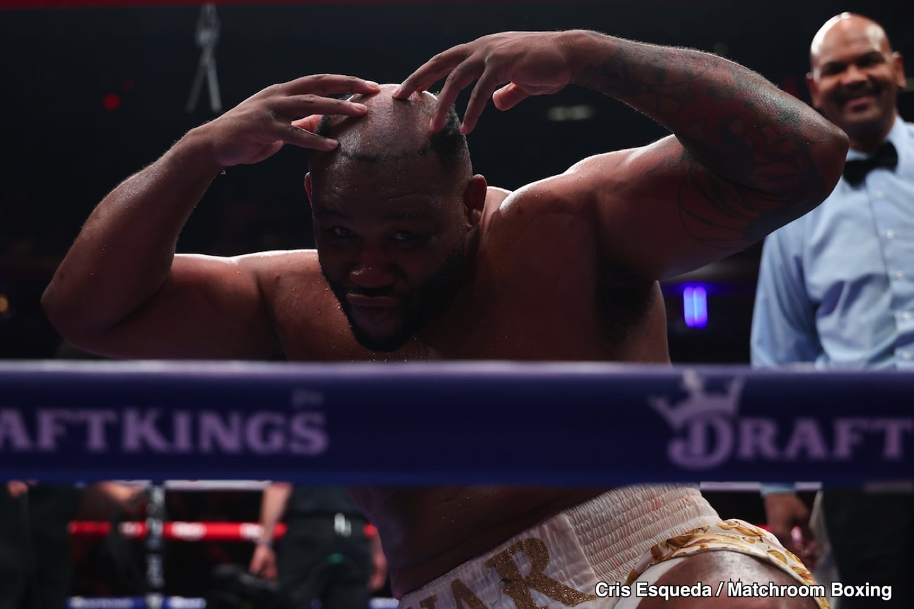 PICTURES: Jarrell Miller talks about the punch that ended his wig career