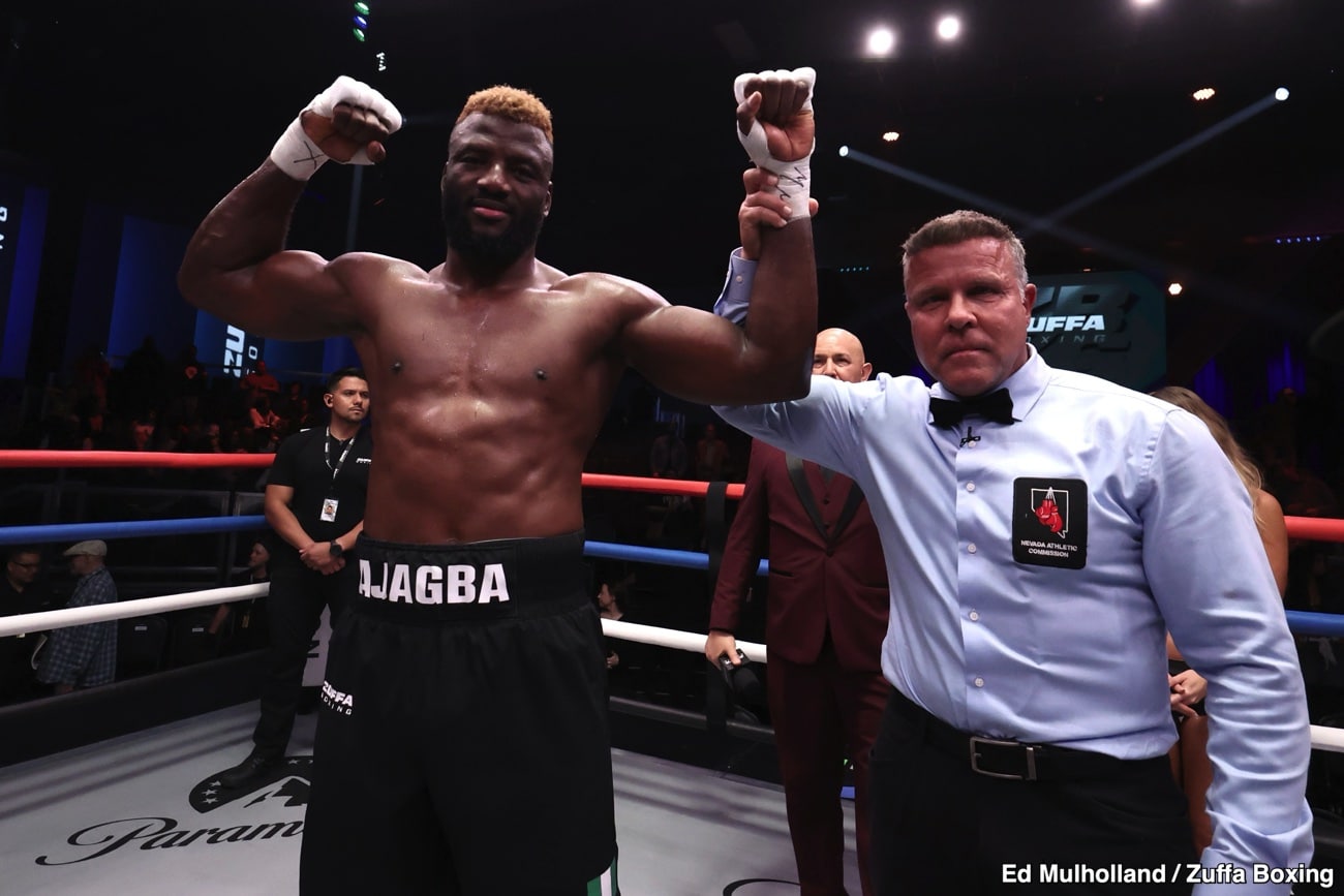 Image: Efe Ajagba drops Charles Martin twice, wins by Round 4 TKO