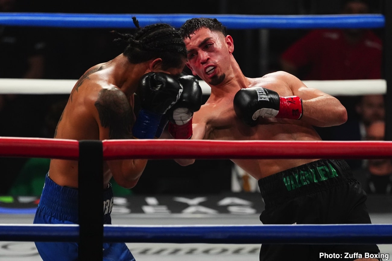 Boxing Results: Valenzuela Wins Wide Decision