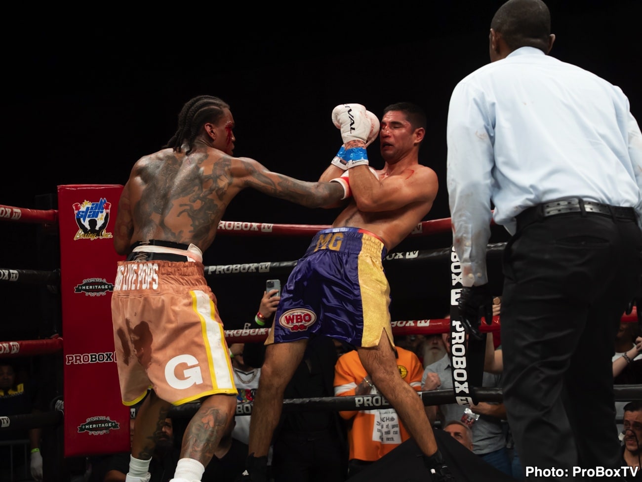 Image: Najee Lopez Survives Knockdown To Stop Gallegos