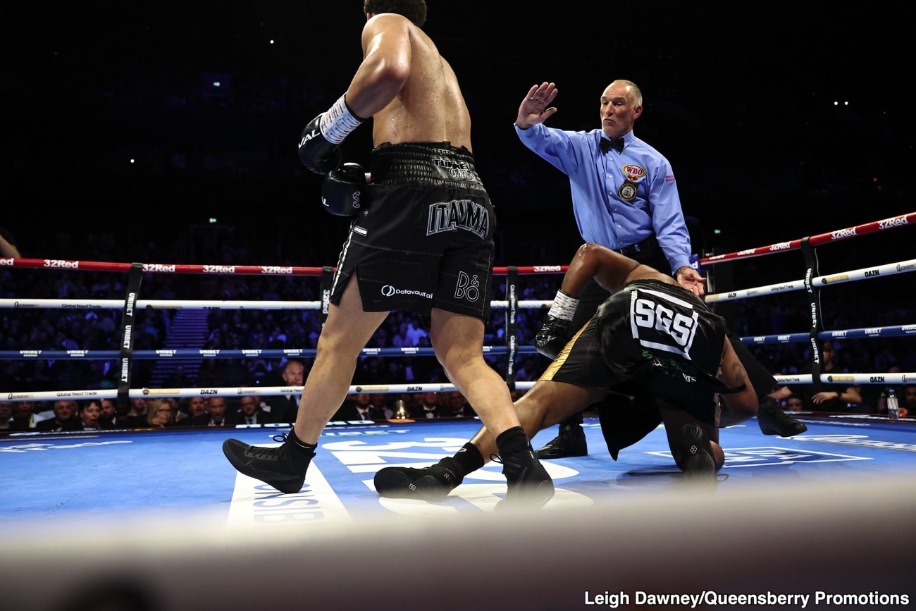 Image: Moses Itauma stops Jermaine Franklin in five, WBO mandatory in play