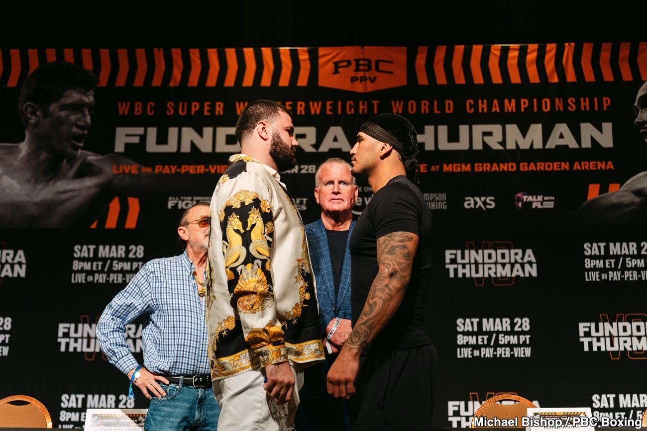 Image: Keith Thurman the salesman selling a Spence fight that passed him by