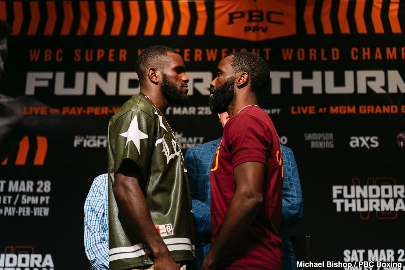 Image: Keith Thurman the salesman selling a Spence fight that passed him by