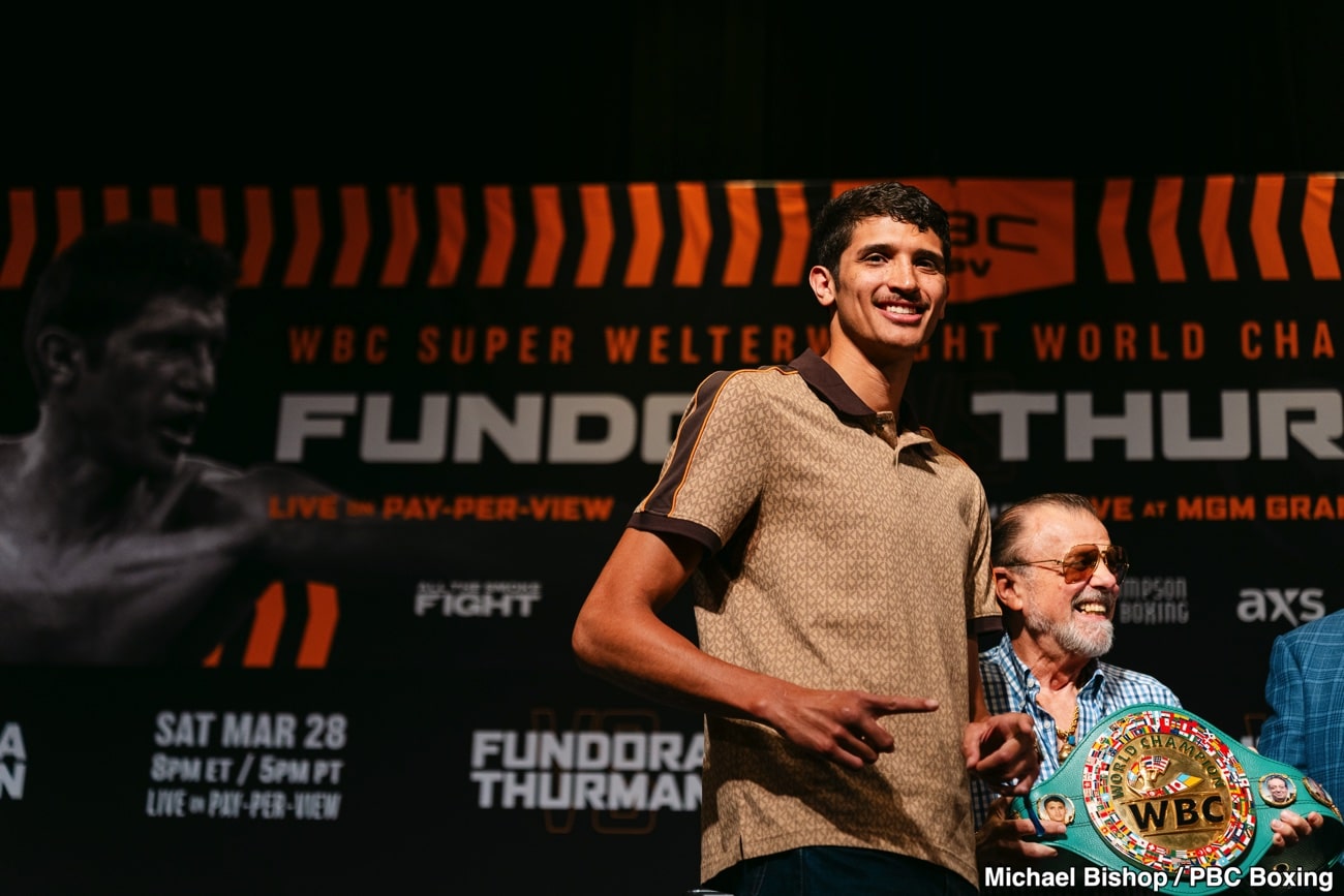 Image: Keith Thurman the salesman selling a Spence fight that passed him by