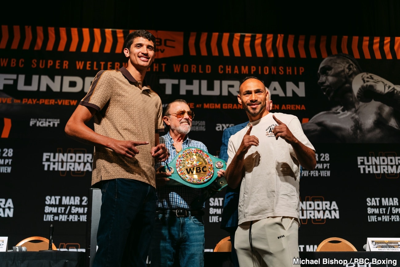 Image: Keith Thurman the salesman selling a Spence fight that passed him by