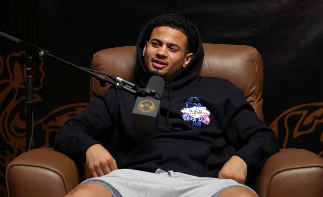 Rolando Romero speaks during an interview on the Mr. Versace Podcast.